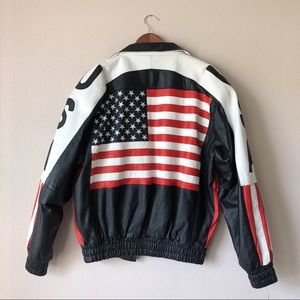 Vintage USA Leather Jacket by Peter England